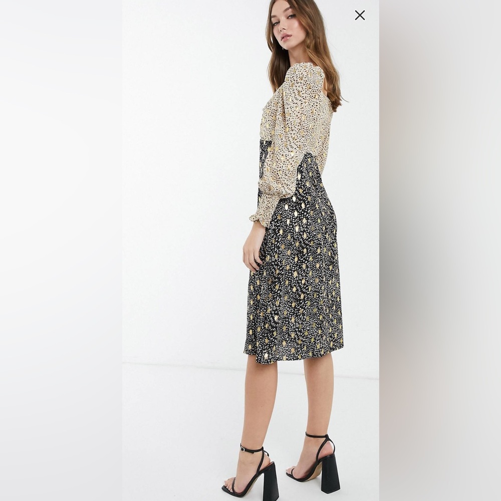 Outrageous Fortune ruched bust midi dress from ASOS